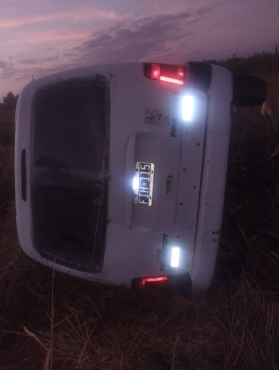 Accidente en Ruta 16: Un automóvil colisionó con un equino y dejó dos heridos graves