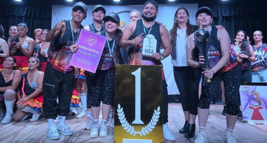 Quintral Dance se consagr&oacute; campe&oacute;n del NEA en ritmos fitness
