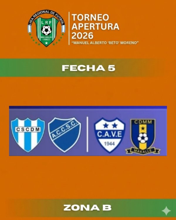 Vuelve el f&uacute;tbol de la Liga Regional: se juega la 5ta fecha del Apertura