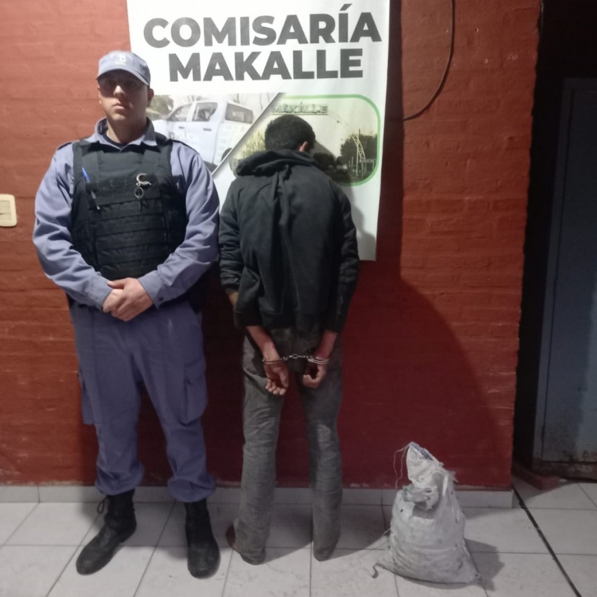 Demorado en Makallé por ingresar a propiedad ajena y sustraer nueces