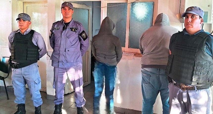 Detención por narcotráfico en Laguna Blanca: dos aprehendidos con cocaína y efectivo